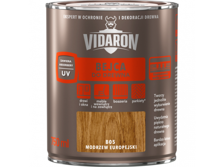 VIDARON Бейц для деревини європейська модрина В05 0,75л - зображення 1