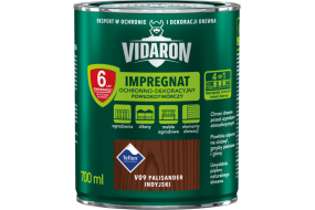 VIDARON Імпрегнат захист деревини V09 0,7л індійський полісандр УЦІНКА
