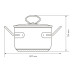 Каструля з кришкою Mini series 12 см 0.8 л Vinzer 50086\/89086 - зображення 6