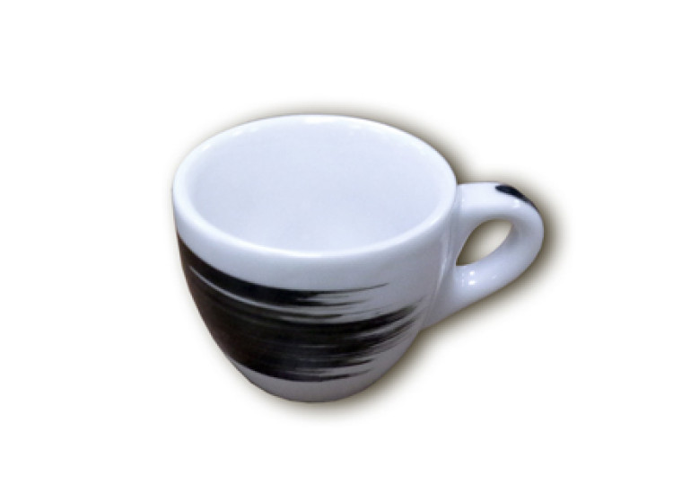 Чашка espresso 75 мл Black "Verona Millecolori  B Black with Staffage(СК)35117 - зображення 1