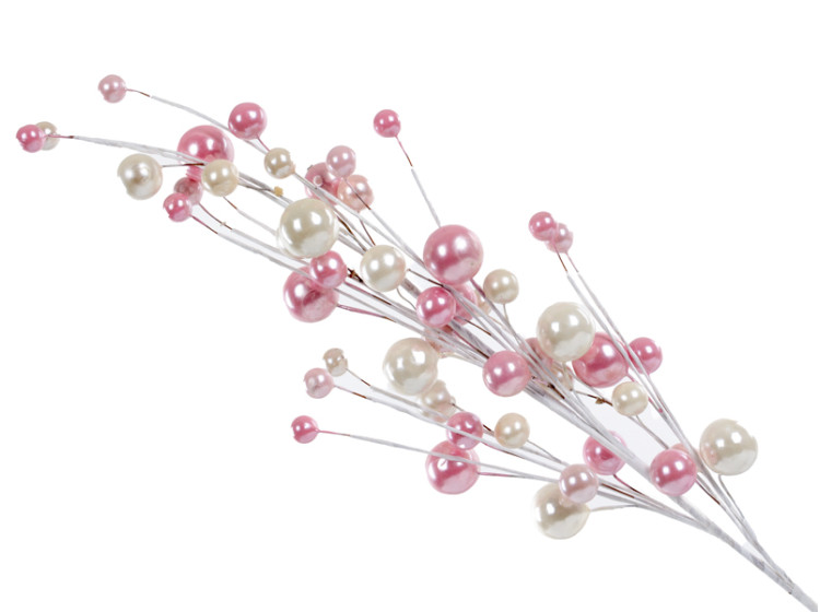 Гілка декоративна 75 см рожева (пластик)  (Ел-Д) 822-035 - зображення 1