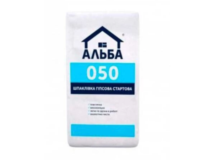 Альба шпаклівка гіпсова "START" 2 кг - зображення 1