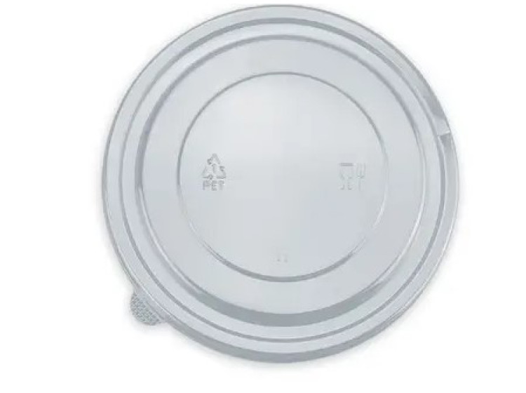 Кришка пласт. для салат. 1000 мл ( Ø150 мм) PET (ПК) - зображення 1