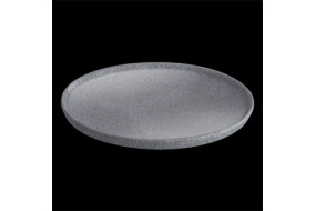 Тарілка кругла 26 см, колір світло-сірий, серія " Granit" (глянцеве глазування) (СК)2126G1X