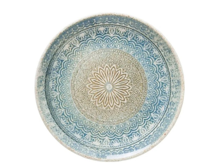 Rivus Ethnic Тарілка мілка 21см  Bonna RVS-ETHGRM21DZ - зображення 1