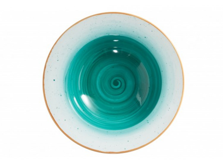 Салатник круглий глибокий 8,5" (21,5см h 6.5см, 500мл) turquoise(Ал)F1415-8,5-A-1 - зображення 1