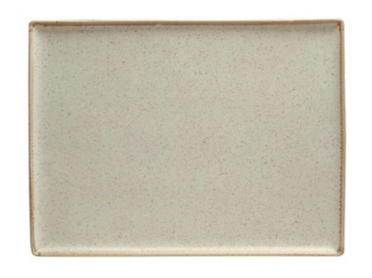 Тарілка прямокутна 270*210 мм Seasons Beige  213-358827.B - зображення 1