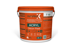 WARMIX Decor Plast ACRYL T 151 (Штукатурка декоративна акрилова «КАМІНЦЕВА» 1,5 мм) 25кг
