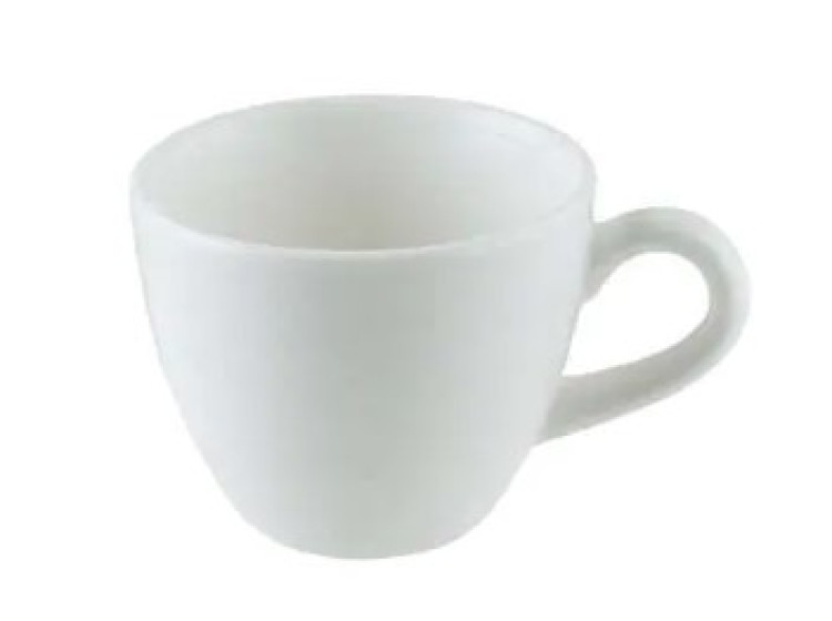 Чашка кавова 80мл RITA MAT WHITE BONNA MT-RIT02KF - зображення 1