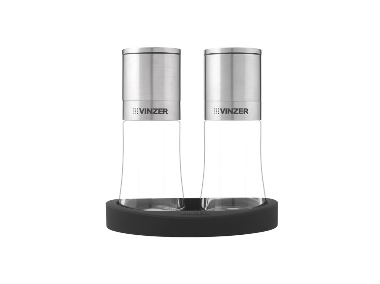 Набір млинів для спецій з силіконовою підставкою VINZER 50190 - зображення 2