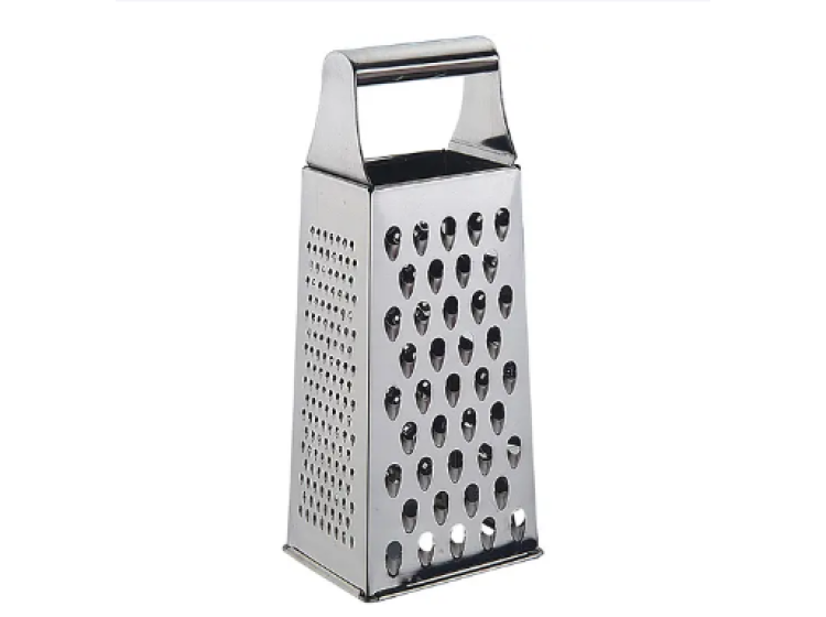 Тертка METAL чотиристороння з округлою ручкою 20см GUSTO (БП) GT-GR-1003 - зображення 1