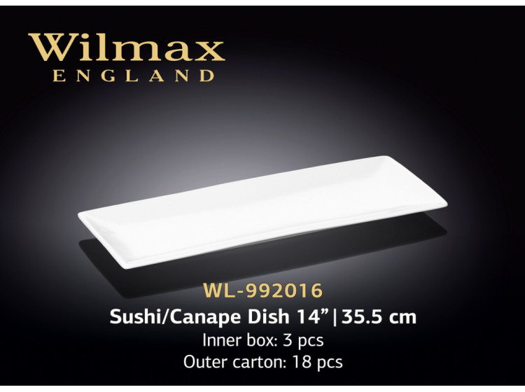 Блюдо для суші\/канапе 35,5см Wilmax WL-992016 - зображення 1