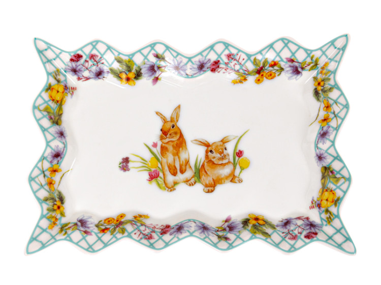 Блюдо  "FUNNY BUNNY" 25см 985-173 - зображення 1