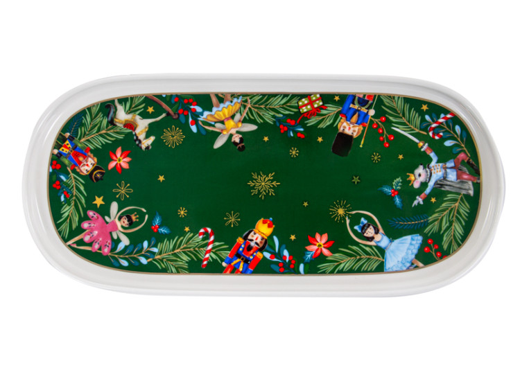 Блюдо "Green Christmas" 25 см (Ел-Д)\t\t\t\t\t\t\t\t\t\t\t922-075 - зображення 1