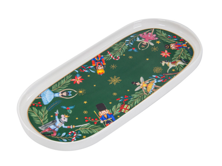 Блюдо "Green Christmas" 25 см (Ел-Д)\t\t\t\t\t\t\t\t\t\t\t922-075 - зображення 3