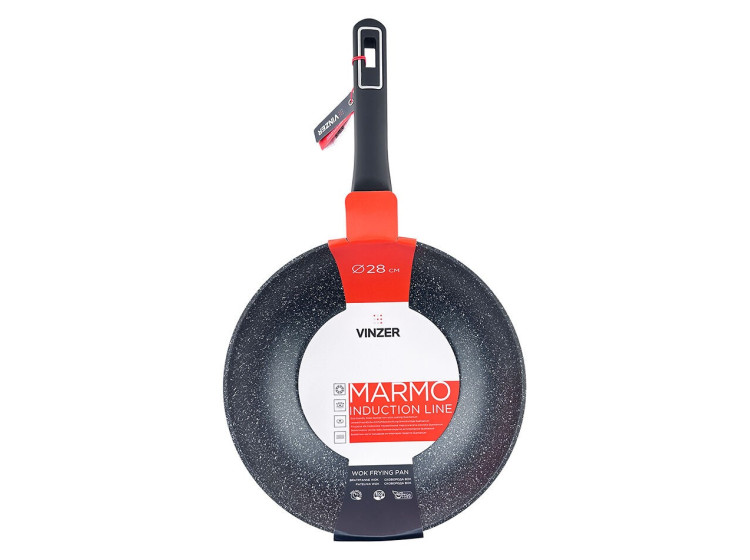 Сковорода б\/кришки WOC 28 см Marmo Induction VINZER 50418 - зображення 2