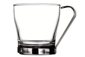 Набір  Хрома чашка з метал.ручкою v-210мл, h-8см (под.уп.) 2шт (Р) 42665