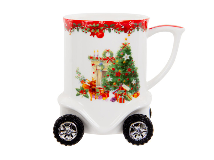 Чашка на колесах Ялинка 375мл (Ел-Д)\t\t\t\t\t\t\t\t\t\t\t 985-193 - зображення 1