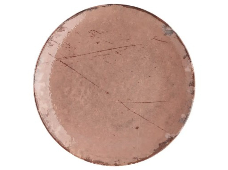 Тарілка кругла 24 см серія "Isabelle" декор "Stone Ginger" (СК) ISC2124-K0009 - зображення 1