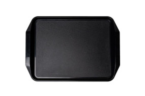 Таця прямокутна з ручками чорна 43х31 см FoREST 591805