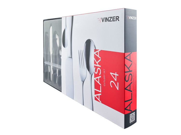Столовий набір Alaska 24 пр. VINZER 50106 - зображення 2