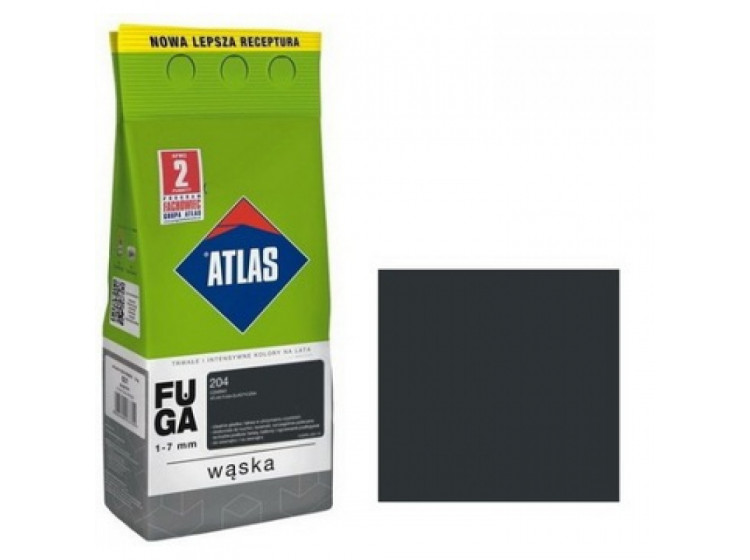 Фуга ATLAS (1-7mm) 204 чорний 2кг - зображення 1