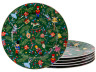 Набір тарілок "Green Christmas" 6 шт 27 см  (Ел-Д)\t\t\t\t\t\t\t\t\t\t\t 922-070 - зображення 1