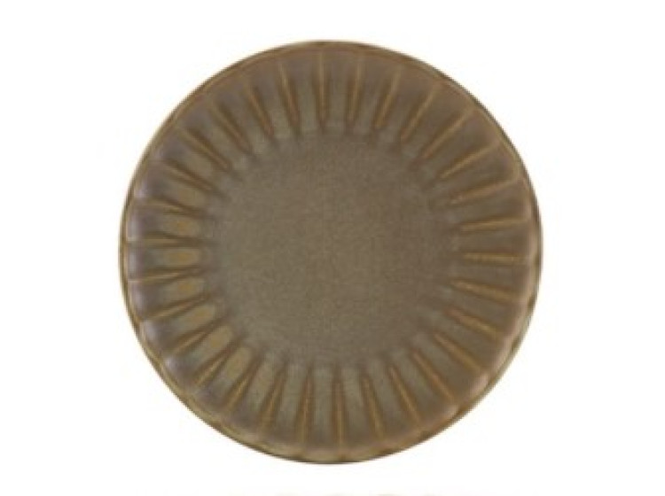 Миска Coupe с зубчатим краєм 20,3 см Terra Porcelain Matt Grey Scalloped CB-SMG20 - зображення 1