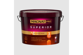 Фарба MAGNAT PRO ЛАТЕКС СУПЕРІОР 3 база A глибокоматова 9л
