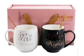 НАБІР   2-пр  чашок фарф. 350 мл,  под.уп. (Корч)  211GB