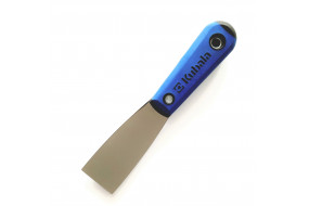 * Шпательна лопатка  40 мм, гнучка, нержавіюча сталь, двокомпонентна ручка Silver Line //Кubala 0523
