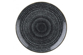 Тарілка кругла 16,5 см серія "Studio Prints Homespun Charcoal Black"(СК)61SPCBEVP
