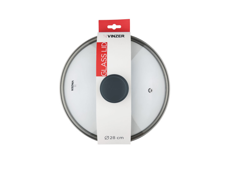 Кришка скляна 28 см  Vinzer  50516 - зображення 2