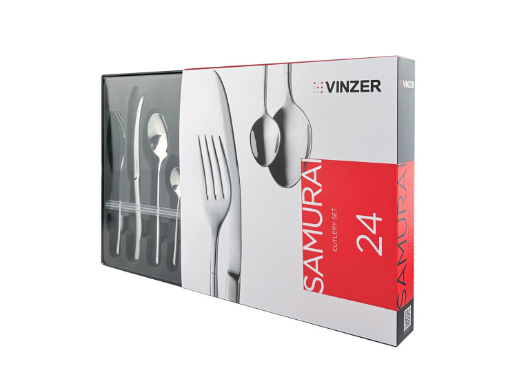 Столовий набір Samurai 24 пр. Vinzer 50094\/89094 - зображення 6