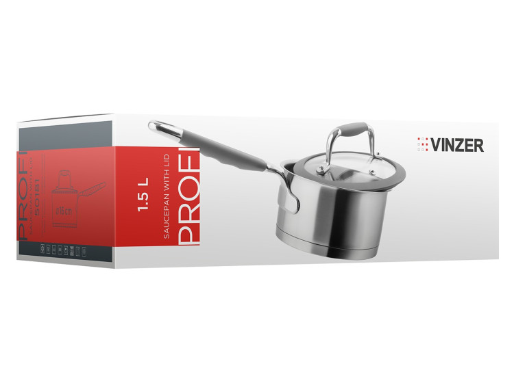 Сотейник з кришкою Profi Series 16 см Vinzer 50181\/89181 - зображення 4