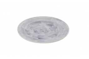 Тарілка кругла 9" (23см) grey з бортом (Ал)F0087-9-A-3