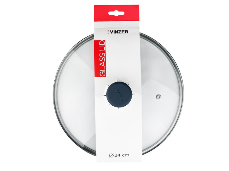 Кришка скляна 28 см Vinzer 50512 - зображення 5