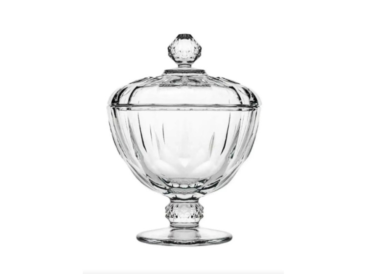 Діамонд цукерниця з кришкою v-280мл, h-15,2см (Р) 96571 - зображення 1