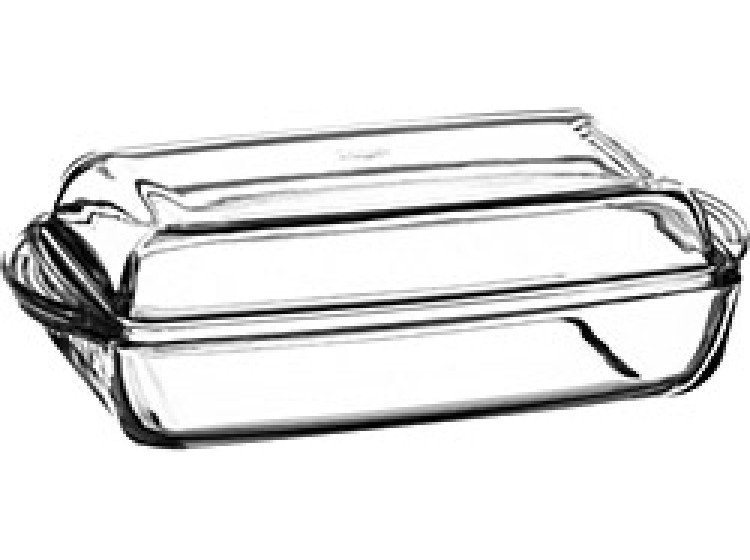 Боркам прямокутна каструля з кришкою 2.8л Pasabahce 59010 - зображення 1