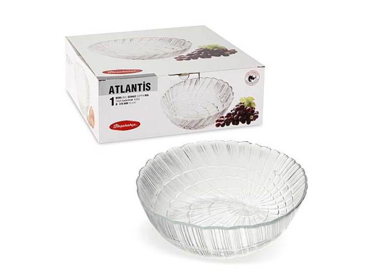 Атлантіс салатник 27см 1шт Pasabahce 10251 - зображення 1