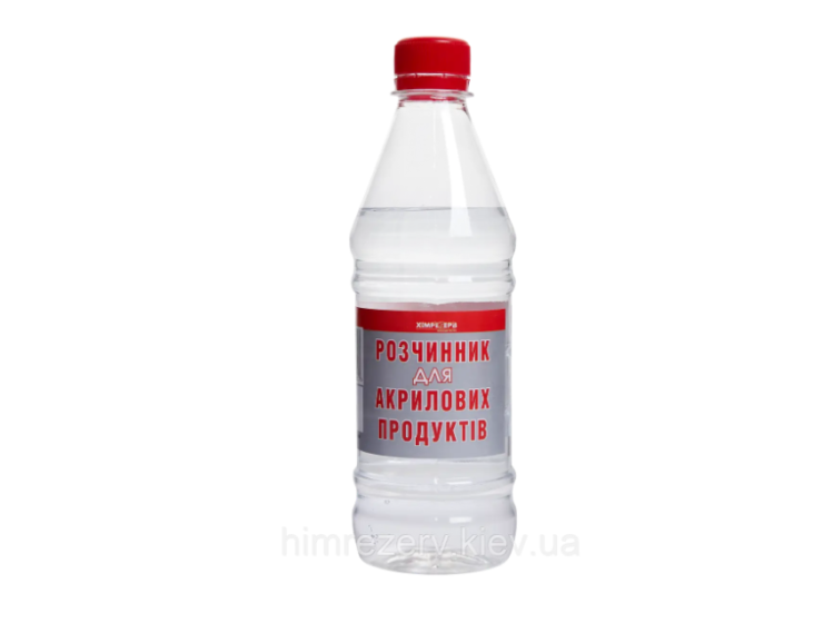 Розчинник для акрилових продуктів Хімрезерв 0,35кг (0,5л тара ПЕТ) * - зображення 1