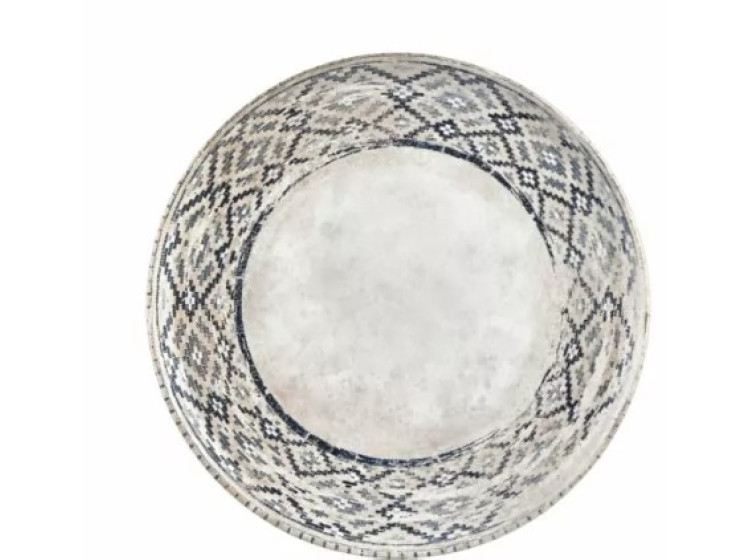 Тарілка 25 см, серія Rug By Bone (СК)  RUG-ZT-25-DZ - зображення 1