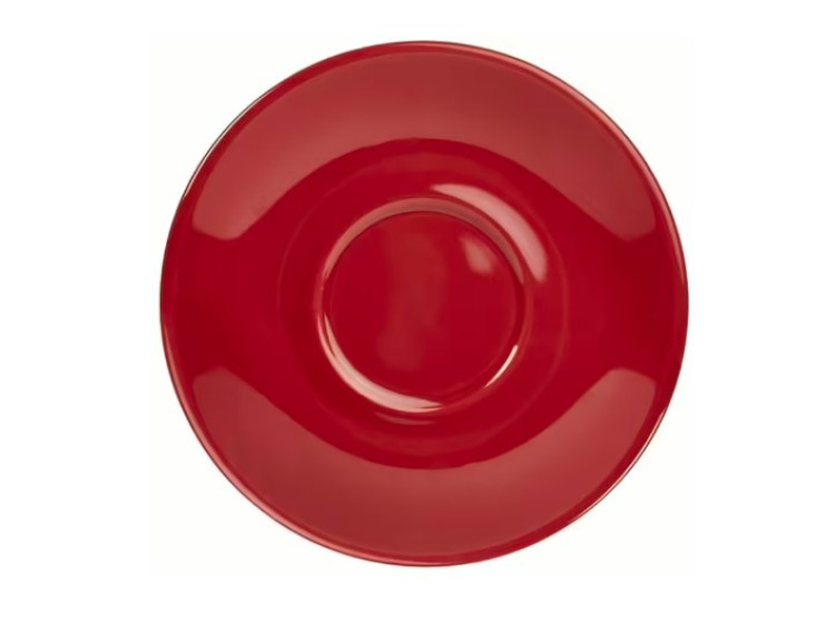 Блюдце 13,5 см червоне  Color Tea GenWare 182113R - зображення 1