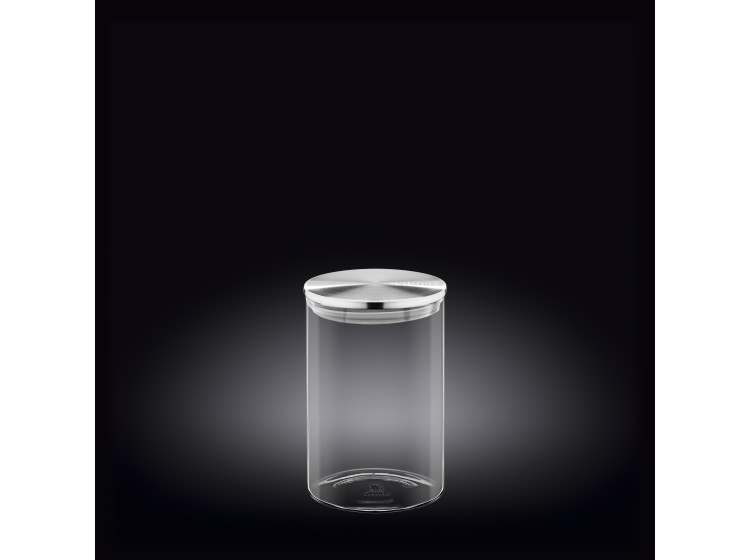 Thermo.Ємність скляна д-збер.з-метал.криш.10х15,5см,950мл Wilmax  WL-888514 - зображення 1
