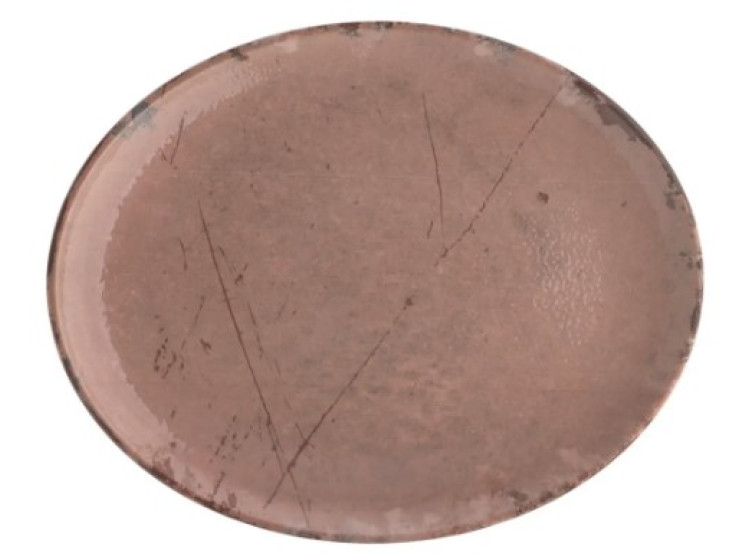 Блюдо овальне 28x22 см серія "Isabelle" декор "Stone Ginger" (СК) ISC3028-K0009 - зображення 1