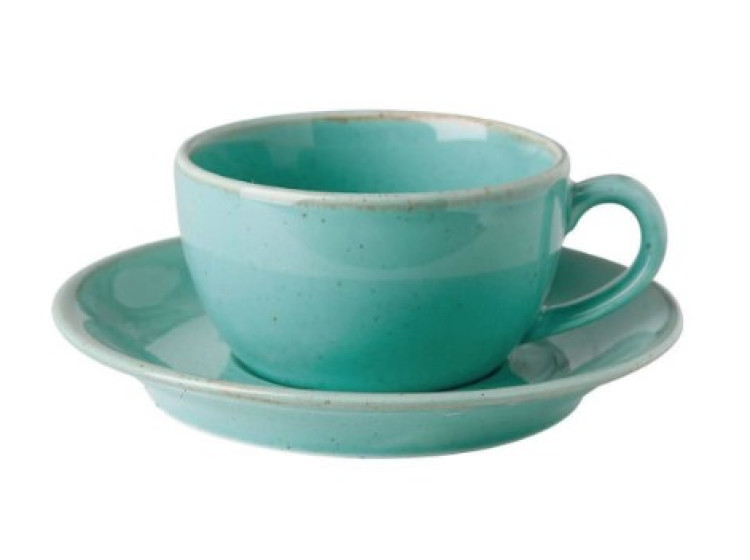 Чашка чайна 200 мл з бл.160 мм turquoise (А) 213-222105.T - зображення 1