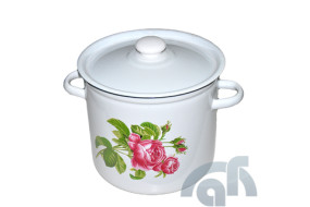 Каструля цил. 5,5л В1617/1 Корич.рябчик(НТЗ)