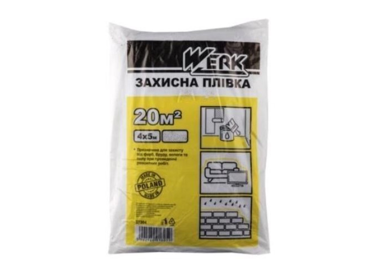 Плівка захисна 4x5м, 12мкм WERK (37302) - зображення 1