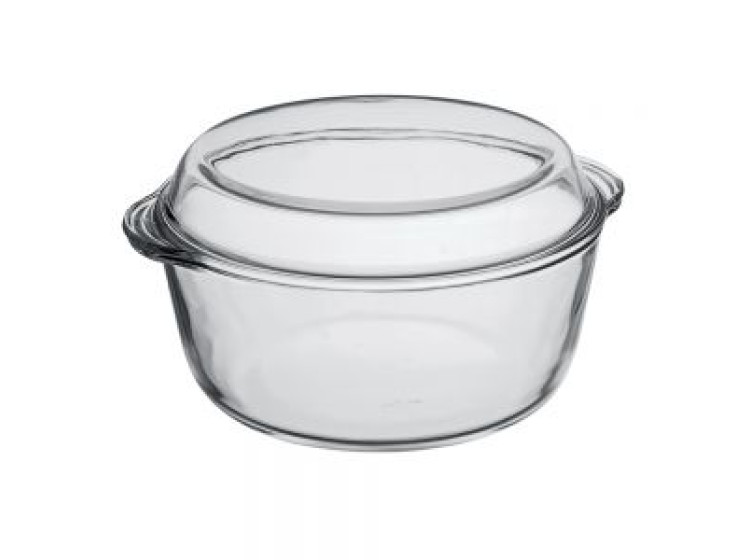 Боркам каструля з кришкою кругла 3л Pasabahce 59013 - зображення 1