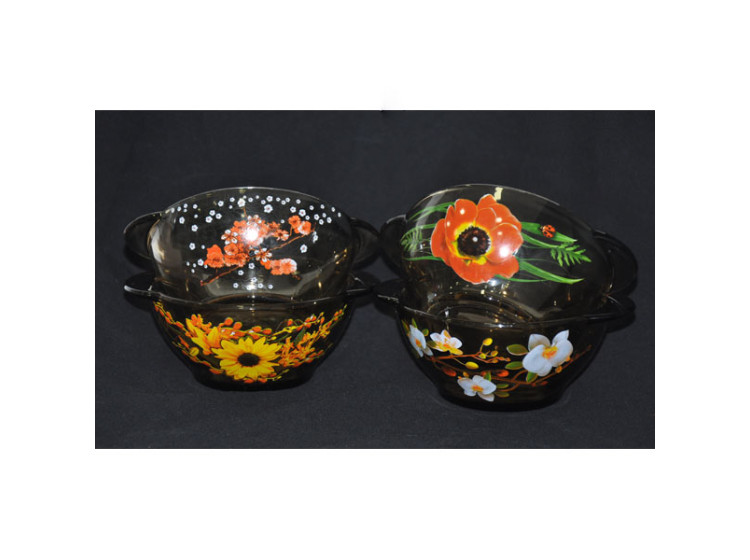 Бульйонниця димчата з декол. 0,5л (Укр) - зображення 1